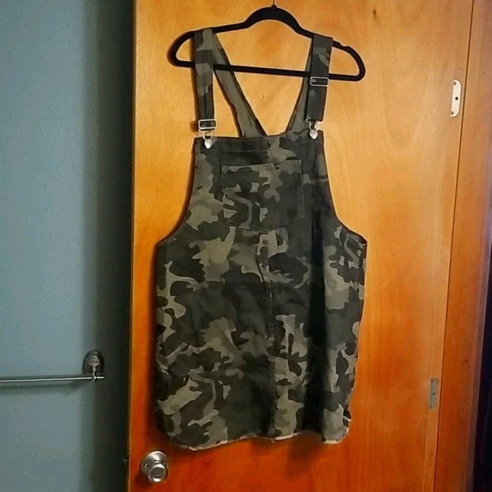 Camo Overall Dress
